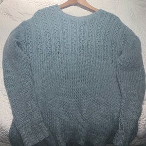 Cozy cute aqua color aerie sweater.